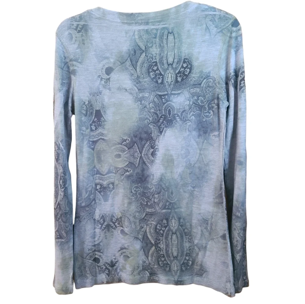 Green Source Women's Dark Green Crown Monarchy Blingy Shirt, Size S - Picture 3 of 12